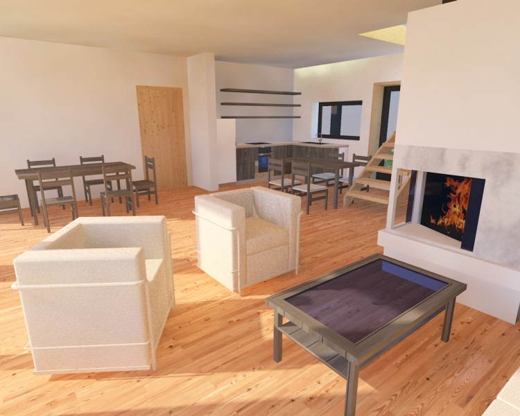 Mājas projekts "Agita" - vizualizācijas