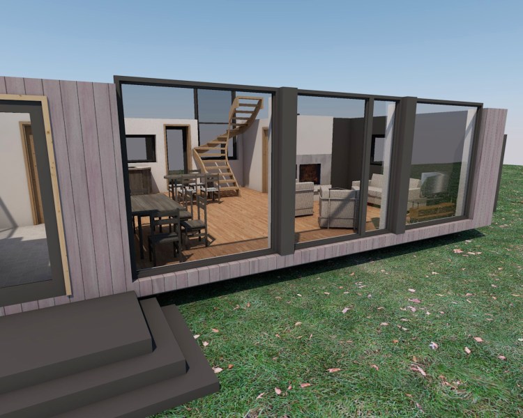 Mājas projekts "Agita" - vizualizācijas