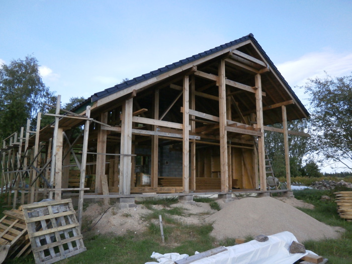 Pirts projekts - būvniecības procesa bildes