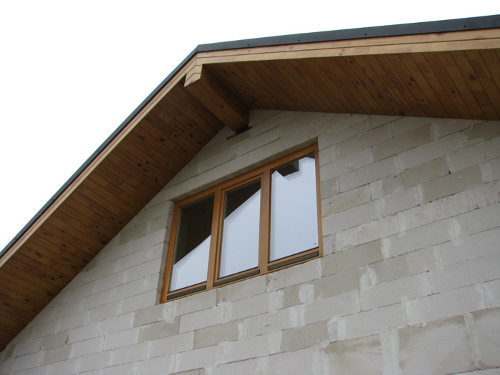 Mājas projekts Dina, ēkas būvniecības procesa attēli