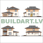 Dzīvojamās mājas projekts "Lauris"