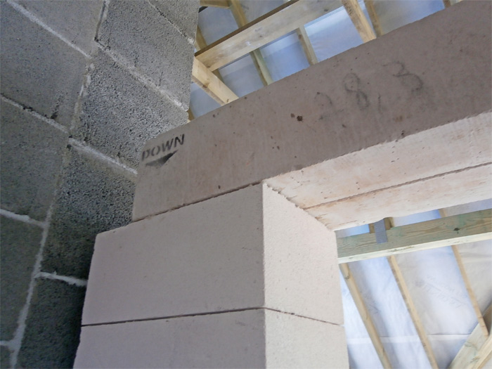 Mājas projekts Dina, foto no mājas būvniecības gaitas