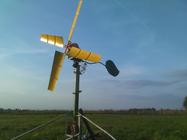 paštaisīts vēja ģenerators