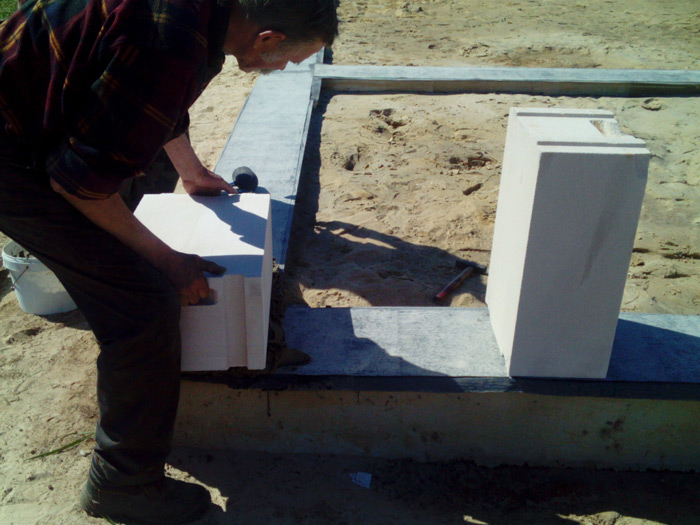 Dzīvojamās mājas projekts RITA, būvniecības process pašu spēkiem, bildes