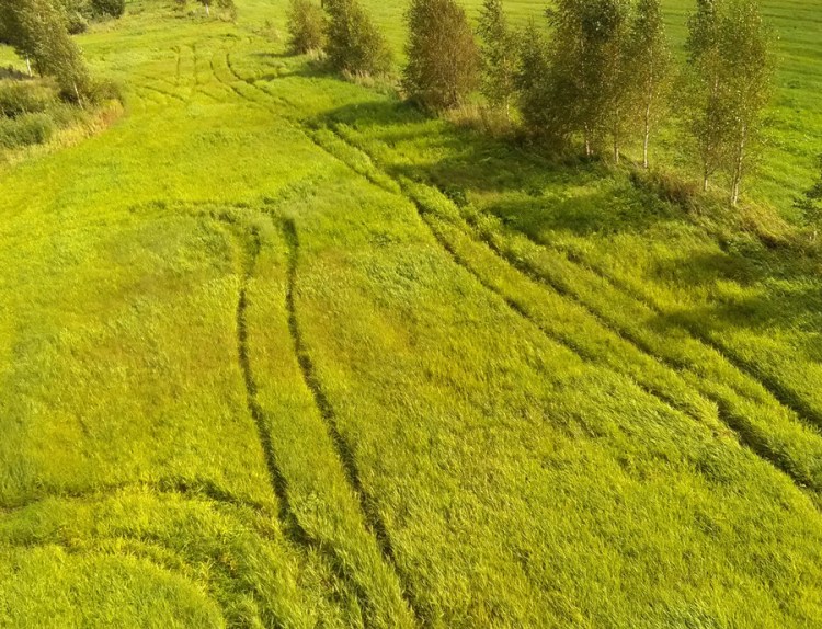 Aerofotogrāfija uzņemta ar gaisa pūķi