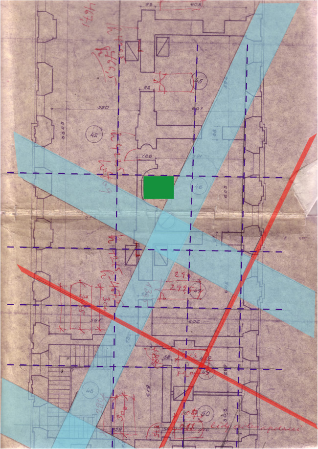 Āderu plāns hercogienes buduārā Rundāles pilī