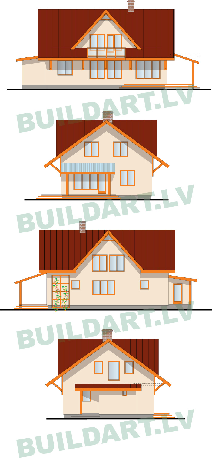 Rekonstrukcijas projekts, fasādes