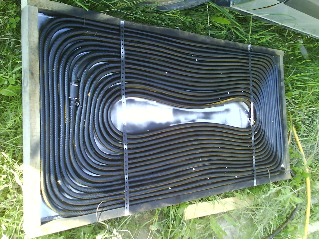 Paštaisīts saules siltūdens kolektors