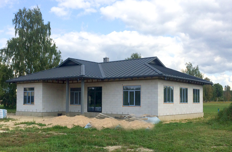 Dzīvojamās mājas projekts Salvis, fotogrāfijas