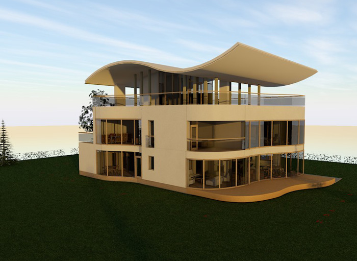 Projekts "Villa Eva" - vizualizācija
