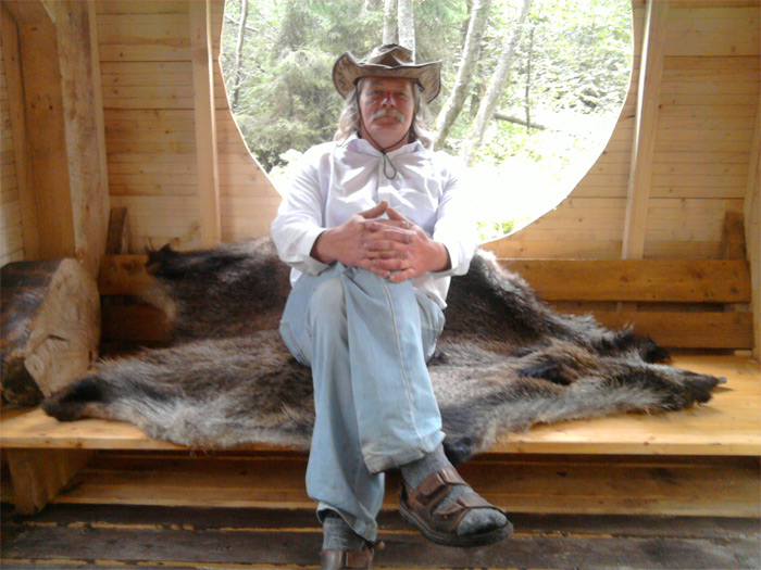 Atpūtas paviljona projekts dabas parkā, paviljona skati