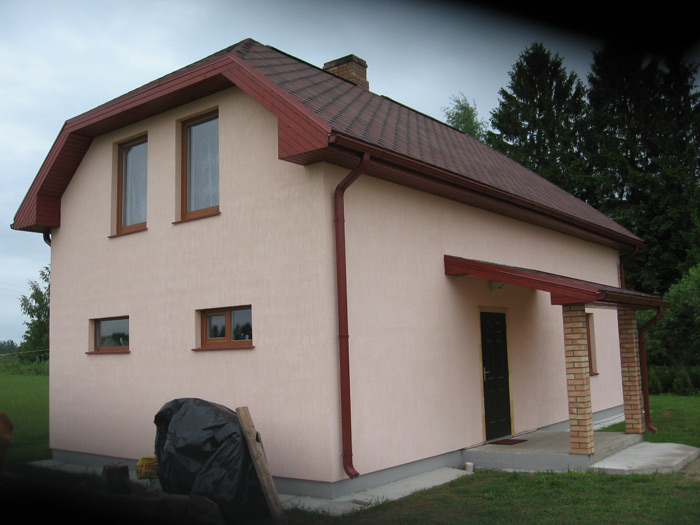 ekonomiskas ēkas projekts - fasāžu foto