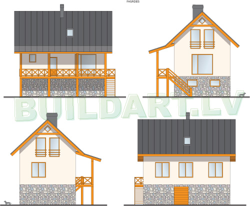 Dzīvojamās mājas projekts "Malvīne"
