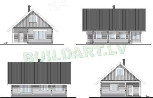 Dzīvojamās mājas projekts "Ilze"