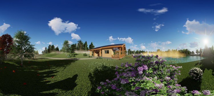 māju projektu trīsdimensiju vizualizācijas