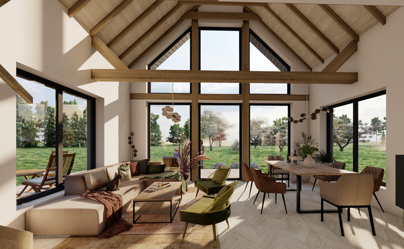 Mājas projekta "Mazais Jēkabs" 3d vizualizācijas