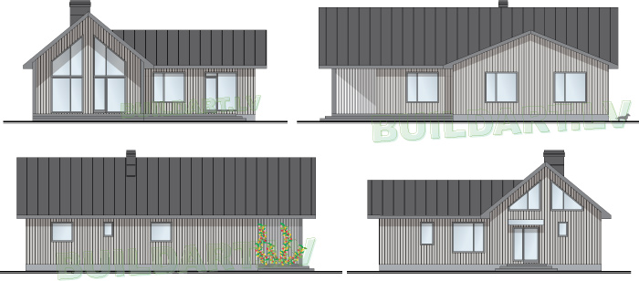 Koka karkasa māju projekti – BUILDART.LV