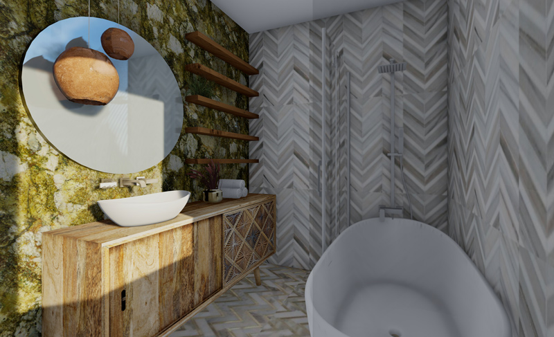 Mājas projekta "Mazais Jēkabs" 3d vizualizācijas