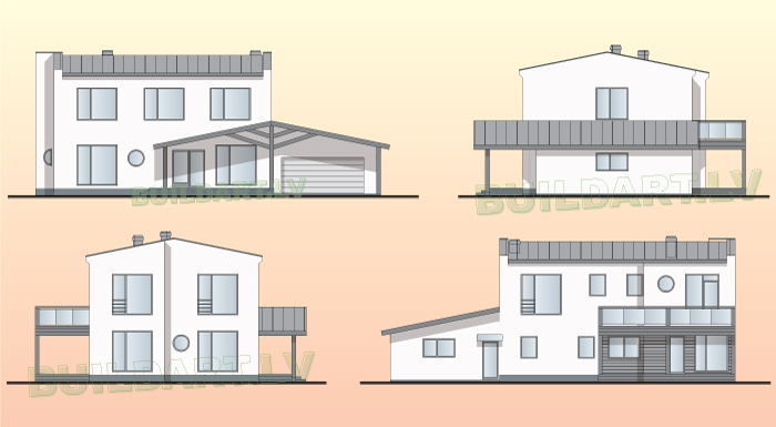Mājas projekts "Saules nams"