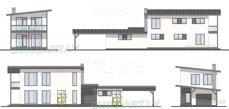 Mājas projekts "Ennija"