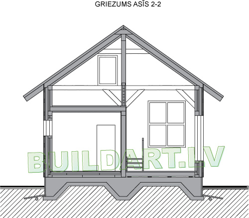 Pirts projekts brīvdienām - "Mežrozīte" - griezums