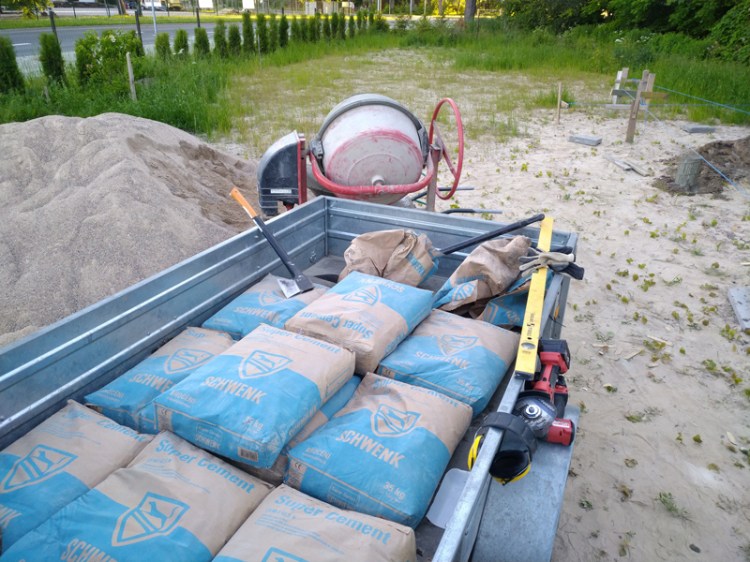 Vasarnīcas projekts "Barbara" - būvniecības procesa bildes