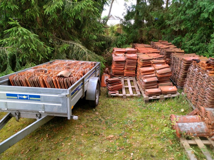 Vasarnīcas projekts "Barbara" - būvniecības procesa bildes