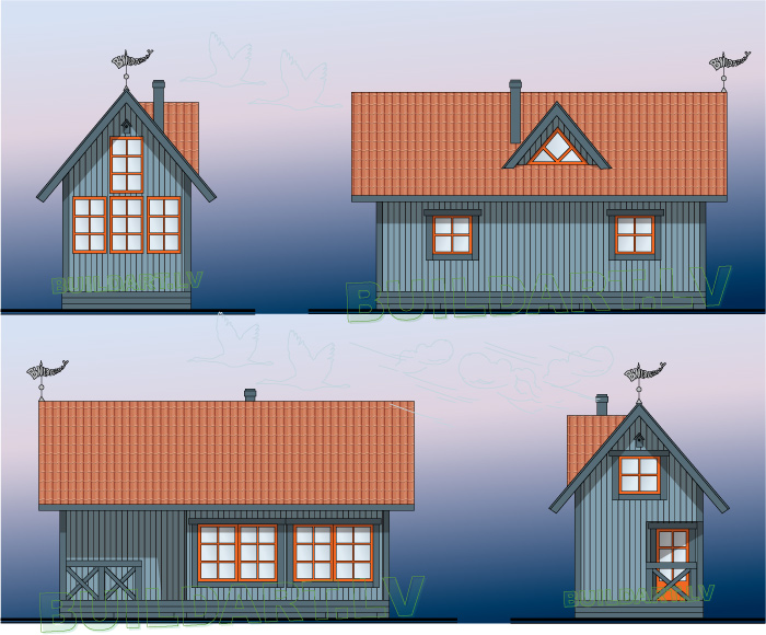 Vasarnīcas projekts "Barbara"