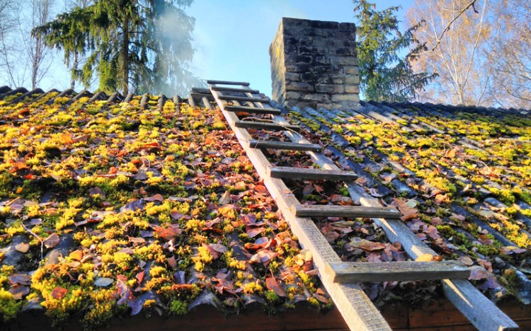 Daļēja jumta nomaiņa - senā jumta puse