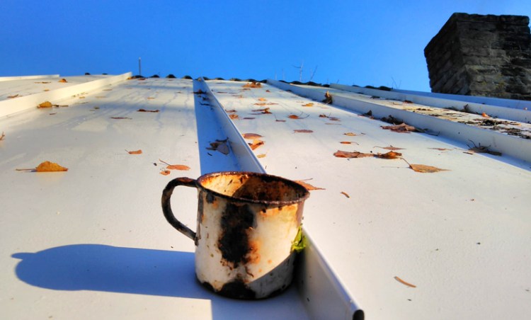 Daļēja jumta nomaiņa - jaunā jumta puse