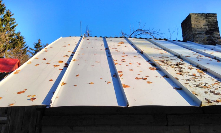 Daļēja jumta nomaiņa - jaunā jumta puse