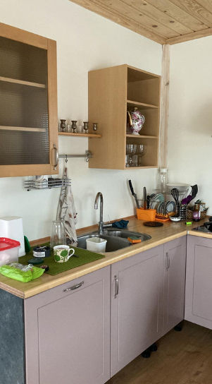 Moduļmājas projekts "Jolanta" - uzbūvētās ēkas attēli