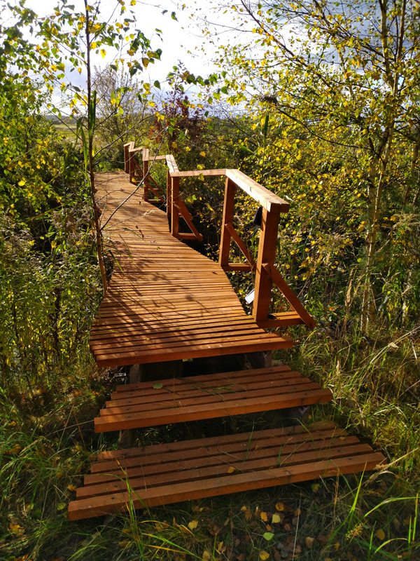 Pašrocīgi būvēts tilts Valgundē