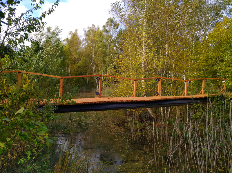 Pašrocīgi būvēts tilts Valgundē