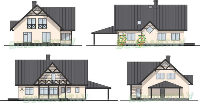 Dzīvojamās mājas projekts "Edvards"