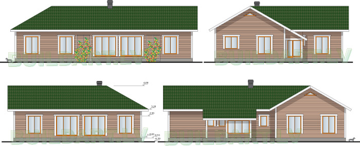 Dzīvojamās mājas projekts "Paulīne + Paula"