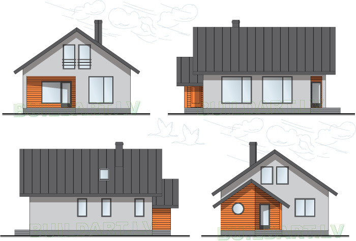 Dzīvojamās mājas projekts "Eva"