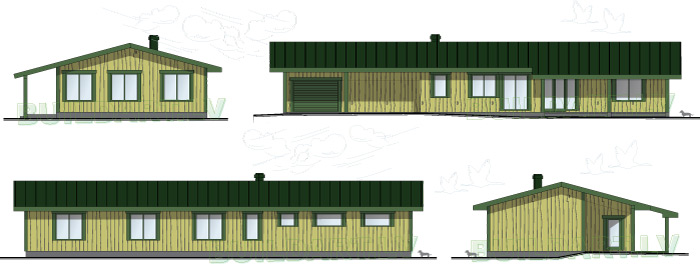 Dzīvojamās mājas projekts "Nora"