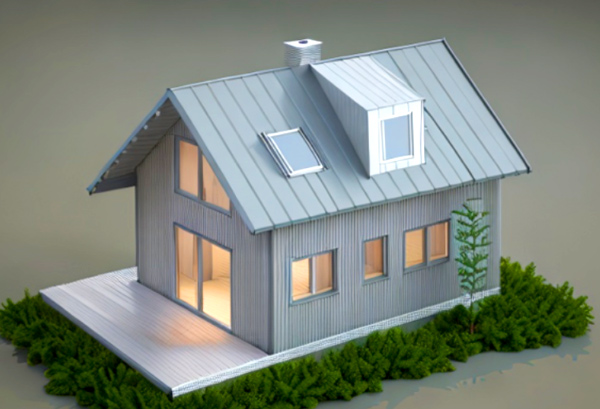 Mājas projekts "Alise", vizualizācija