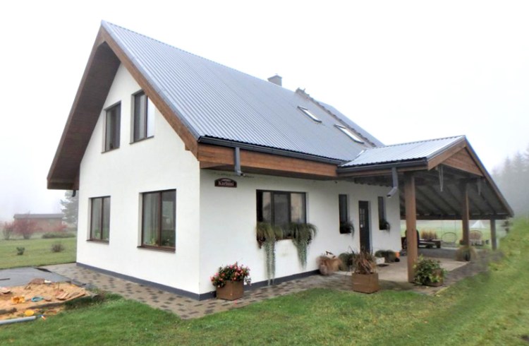 Mājas projekts "Aldis energo" - uzbūvētās mājas attēli