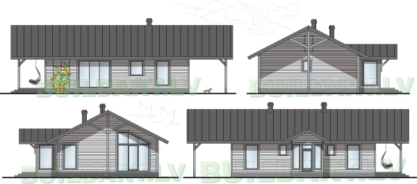 Mājas projekts "Mellene PLUS"