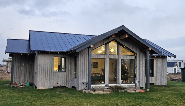 Dzīvojamās mājas projekts "Ieva" - uzbūvētās mājas fotoattēli