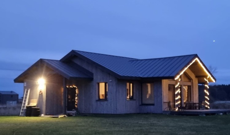 Mājas projekts "Ieva" - uzbūvētās mājas bildes