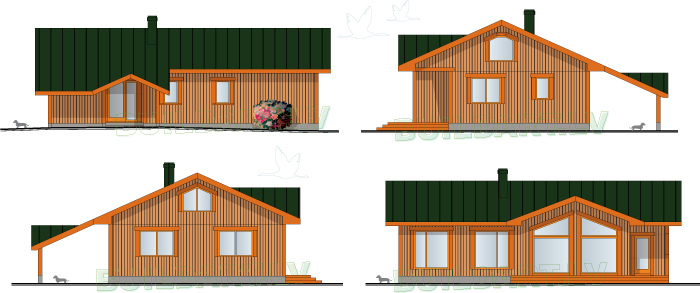 Dzīvojamās mājas projekts "Lūkass", ar mezonīnu