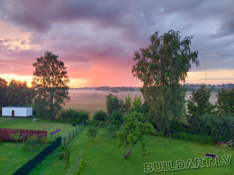 Dzīvojamās mājas projekts "Elza" - būvniecības procesa foto