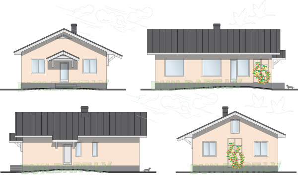 Dzīvojamās mājas projekts "Elza"