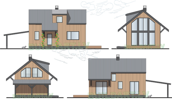 Dzīvojamās mājas projekts "Līva"