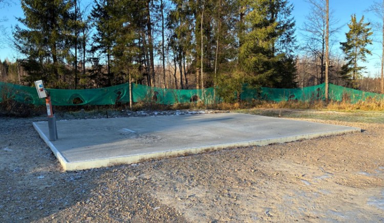 Saimniecības ēkas projekts "Mednis" - ēkas pamatu būvniecības procesa fotoattēls